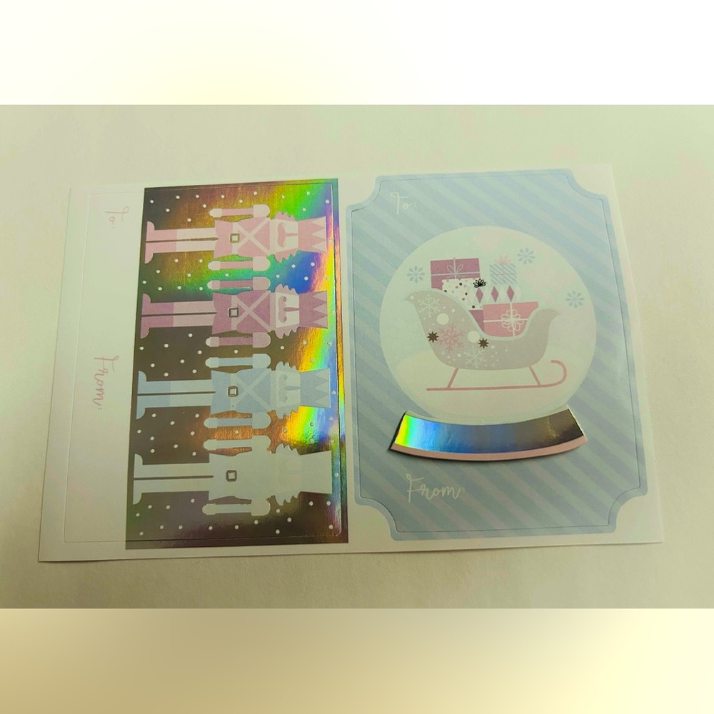 New 16 Christmas Gift Tags Design Focus 4" x 2 3/4" - Picture 11 of 13